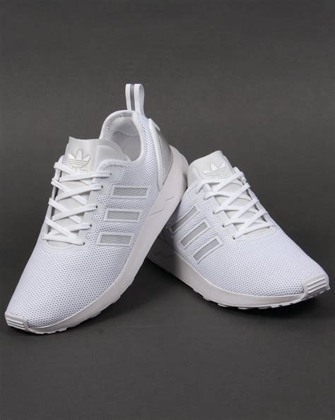 adidas zx flux white men's